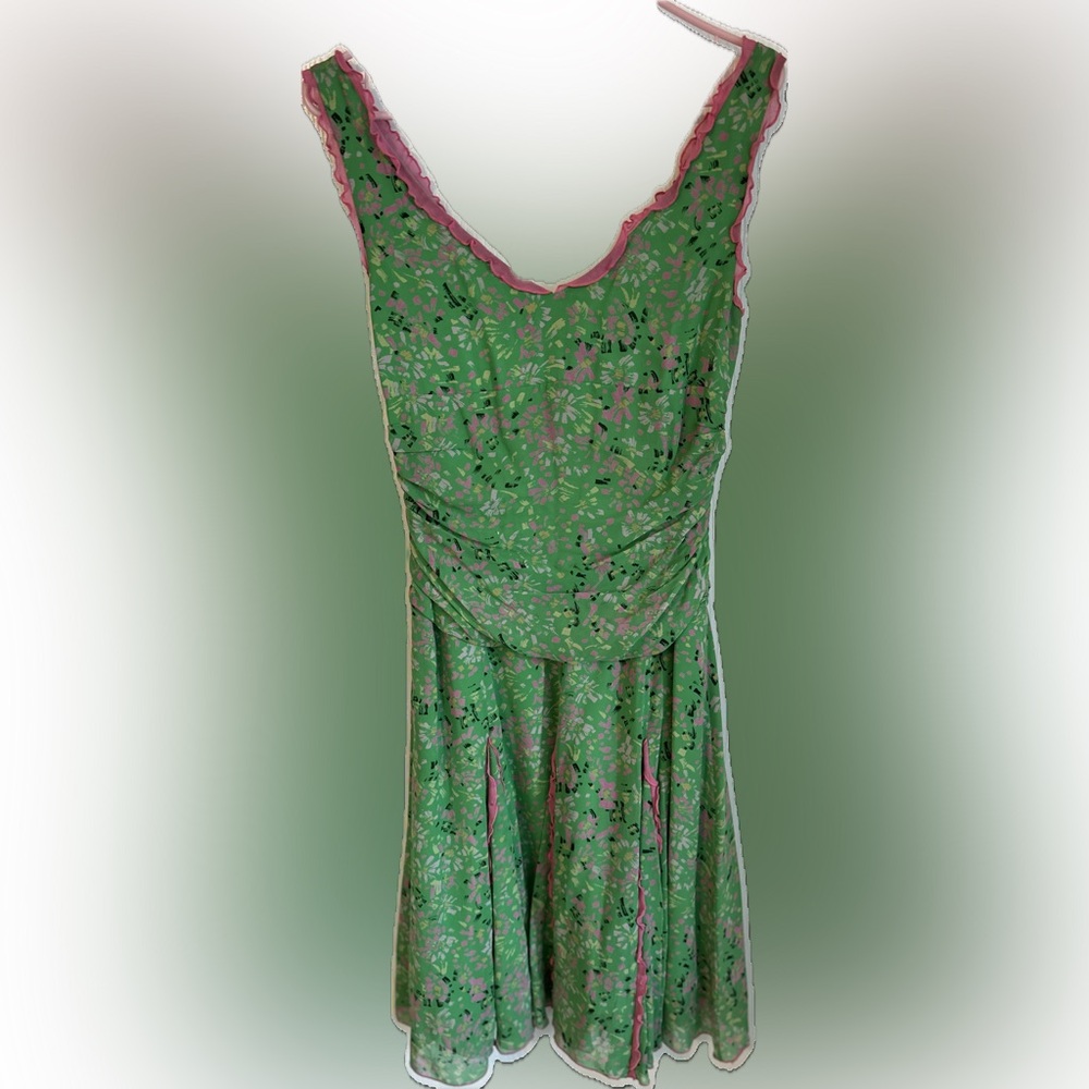 BCBGMaxAzria Vibrant Green Dress